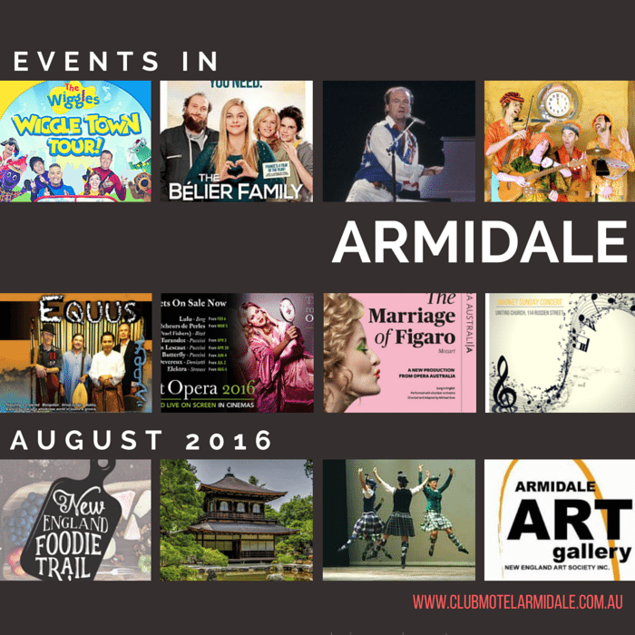 Events in Armidale in August 2016